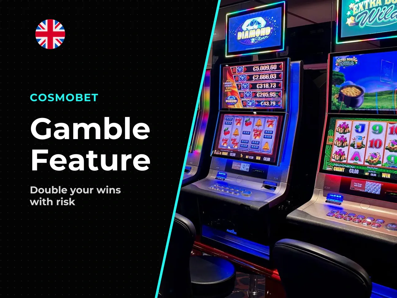 Gamble feature. After any winning spin