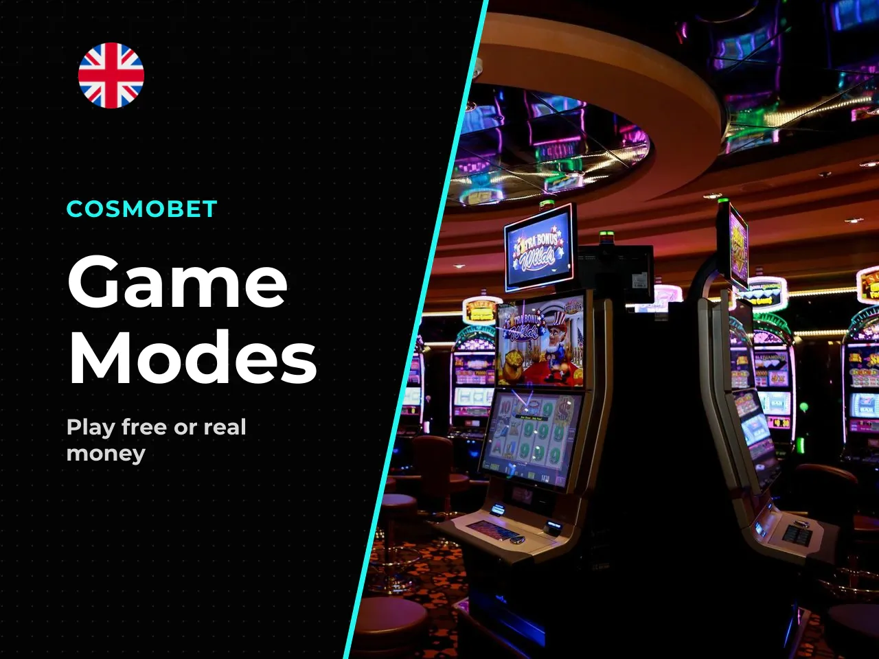 Demo, free and real money modes