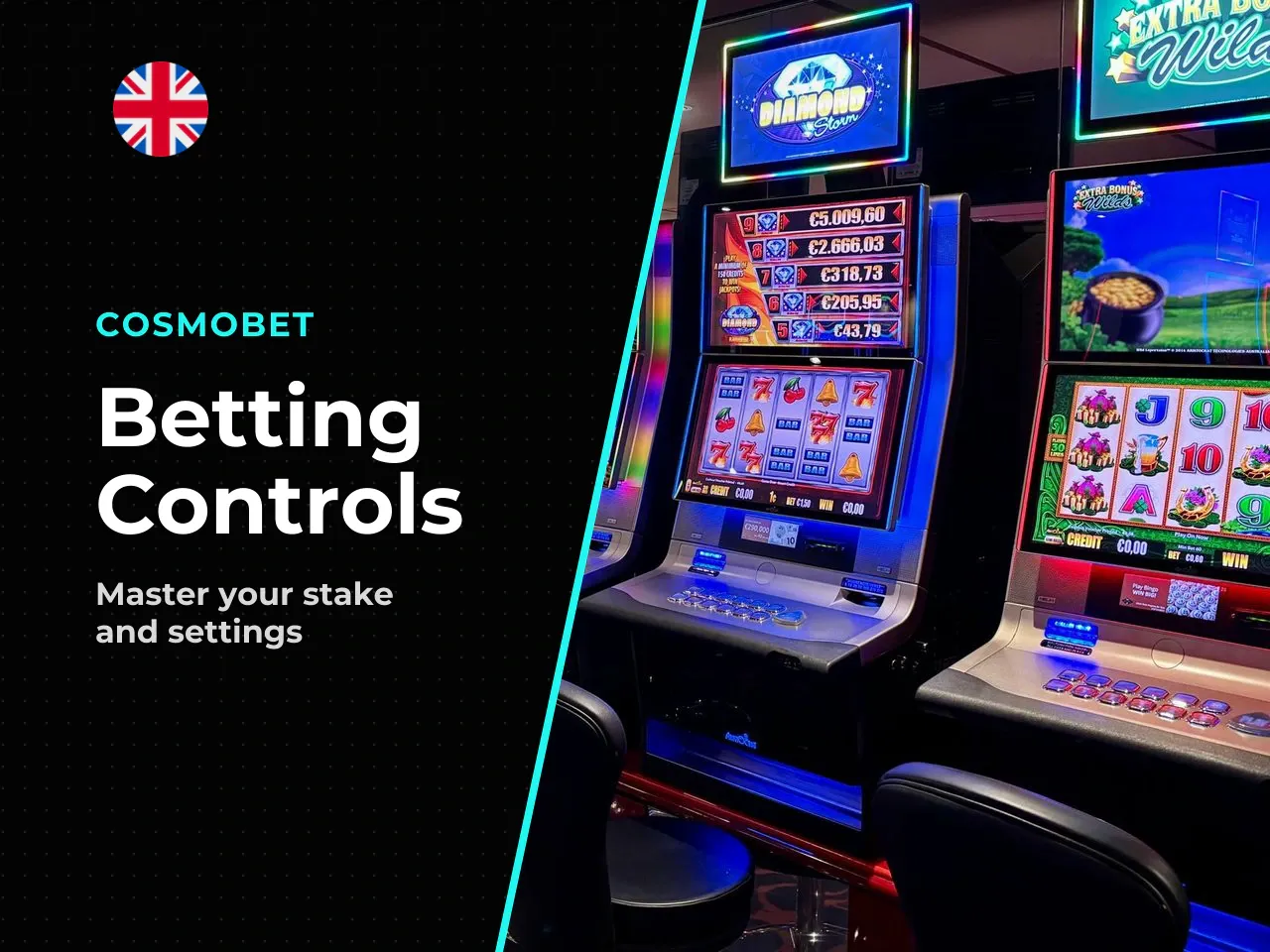Bet controls, bet max and session