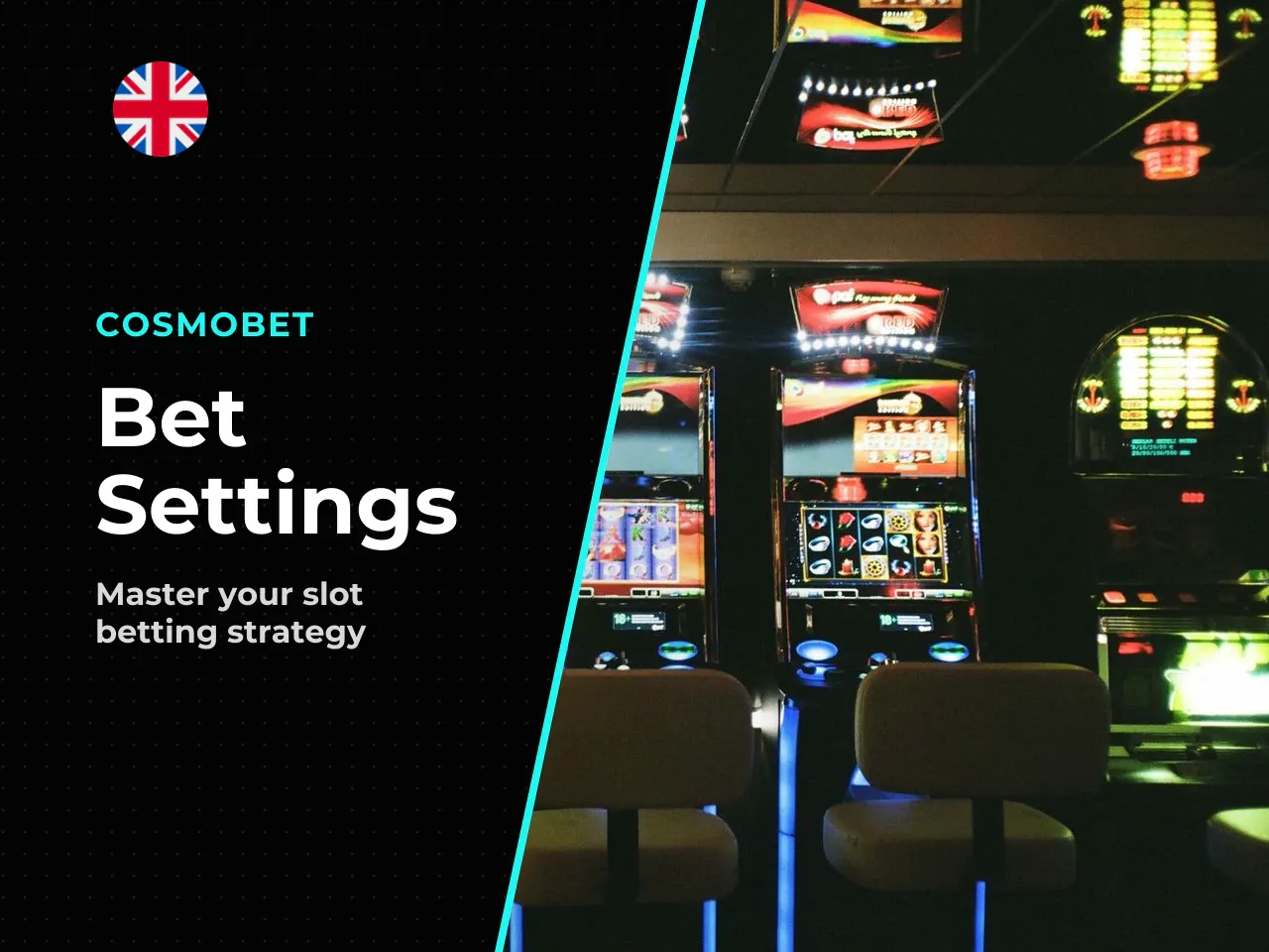 Choosing stake, coin value and bet